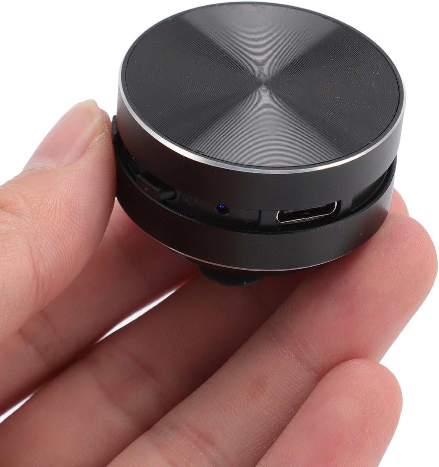 Bluetooth Bone Conduction Speaker, True Speakers Mini Portable Stereo Speaker, Stereo Bass Portable Small Speaker with Suction Cup for Bathroom Outdoor